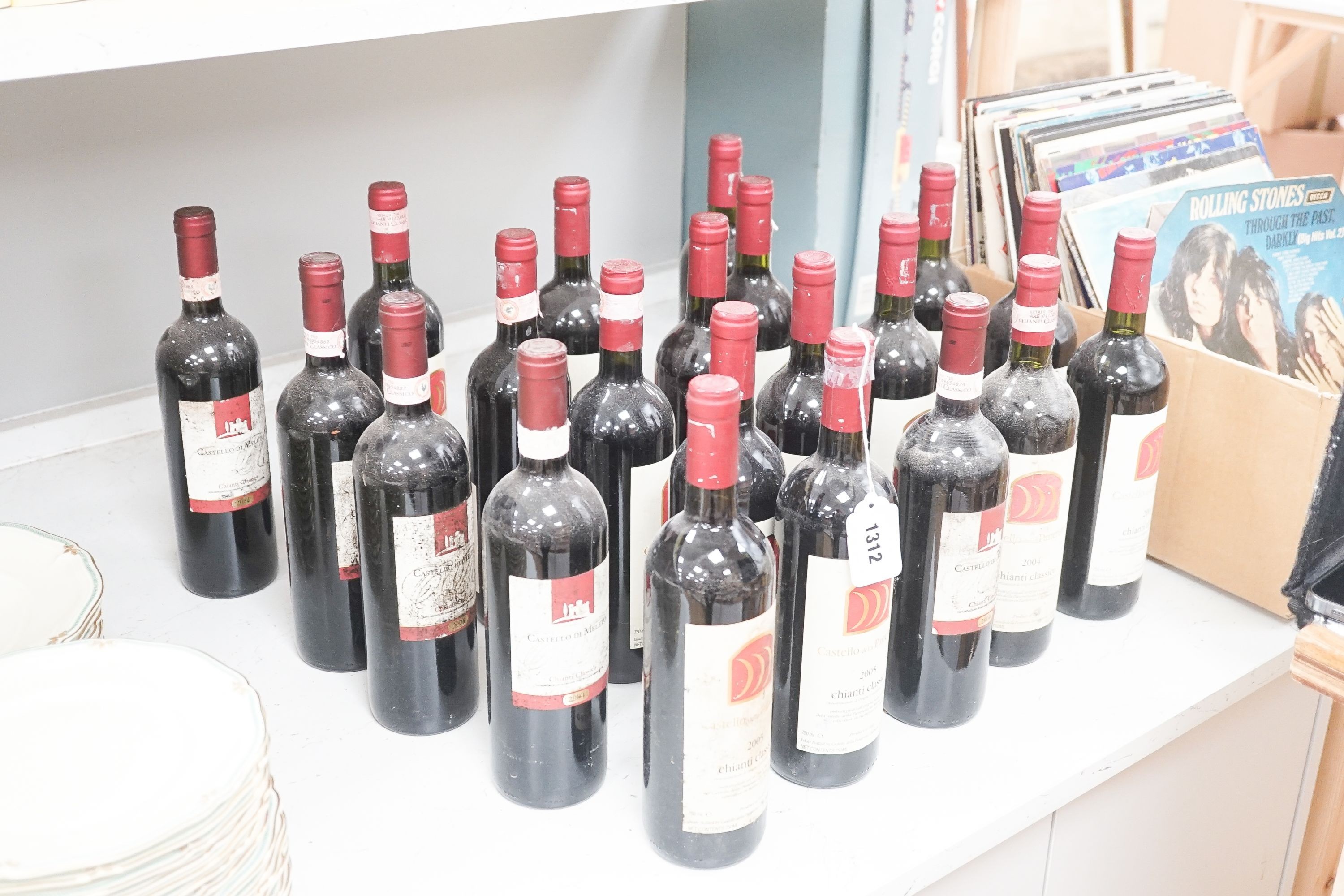 21 Bottles of assorted Chianti, Castello della Paneretta 2004 & 2005, Castello Di Meleto 2004